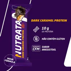 BARRA DE PROTEINA NUTRATA DARK CARAMEL 45G