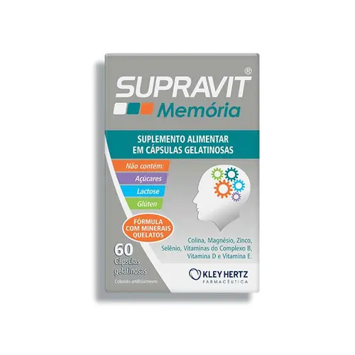 SUPLEMENTO SUPRAVIT MEMORIA COM 60 CAPSULAS