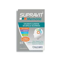 SUPLEMENTO SUPRAVIT MEMORIA COM 60 CAPSULAS