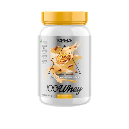 WHEY PROTEIN TOPWAY - TORTA DE MARACUJA 900G