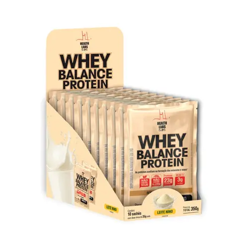 SACHE WHEY BALANCE PROTEIN LEITE NINO HEALTH LABS - CADA UNIDADE 35G