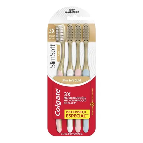 ESCOVA DE DENTE COLGATE SLIM SOFT GOLD LEVE 4 PAGUE 3