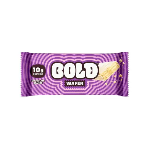 WAFER PROTEICO BOLD CHOCOLATE BRANCO 40G