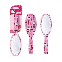 ESCOVA DE CABELO HELLO KITTY ALMOFADADA OVAL ESTAMPADA REF 11300