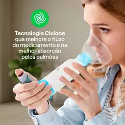 ESPAÇADOR PARA MEDICAMENTO MULTILASER ADULTO COM MASCARA TAMANHO M HC189