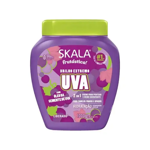 CREME DE TRATAMENTO SKALA FRUTASTICA UVA 2 EM 1 1KG