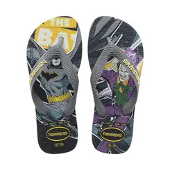 CHINELO HAVAIANAS KIDS TOP HEROIS CINZA 29/30