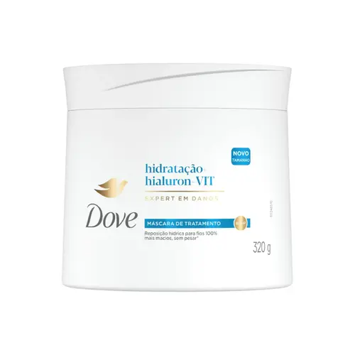 MASCARA DE TRATAMENTO DOVE HIDRATAÇÃO HIALURON - VIT 320G