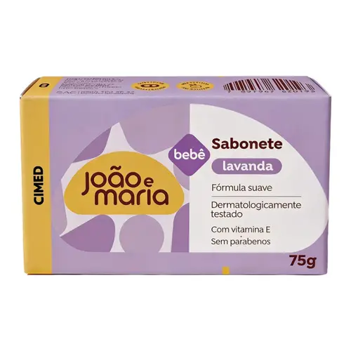 SABONETE JOAO E MARIA BEBE LAVANDA 75G