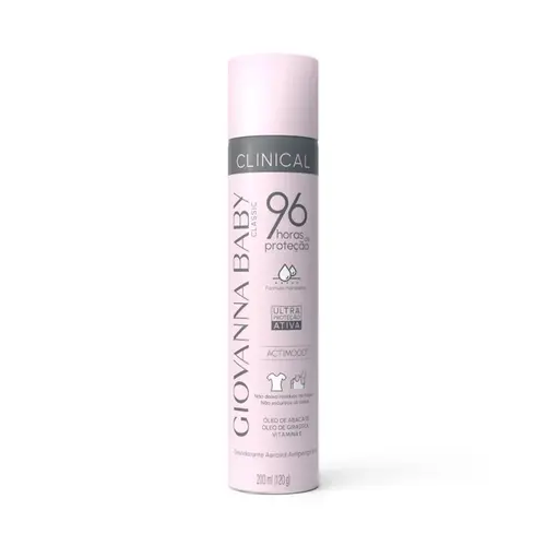 DESODORANTE AEROSOL GIOVANNA BABY CLINICAL 96H CLASSIC 200ML