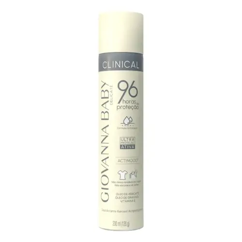 DESODORANTE AEROSOL GIOVANNA CLINICAL 96H BABY DELICAT 200ML