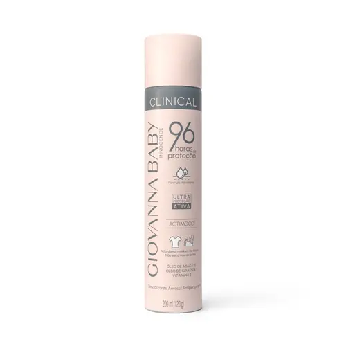 DESODORANTE AEROSOL GIOVANNA BABY CLINICAL 96H INNOCENCE 200ML