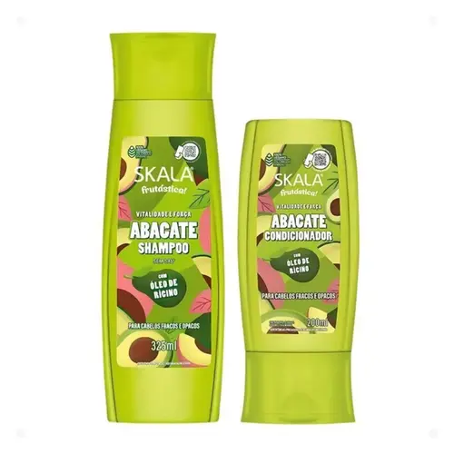 KIT SKALA FRUTASTICA ABACATE SHAMPOO 325ML + CONDICIONADOR 200ML
