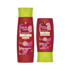 KIT SKALA FRUTASTICA MORANGO SHAMPOO 325ML + CONDICIONADOR 200ML