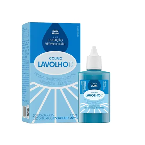 LAVOLHO D COLIRIO SOLUCAO OFTALMICA 20ML