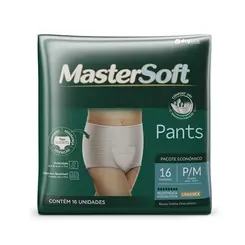 FRALDA MASTERSOFT PANTS MASCULINO P/M COM 16UN