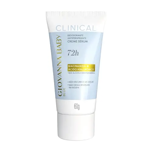 DESODORANTE EM CREME SERUM GIOVANNA BABY CLINICAL BLUE 72H 60G
