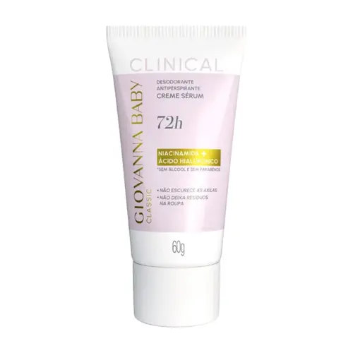 DESODORANTE EM CREME SERUM GIOVANNA BABY CLINICAL ROSE 72H 60G