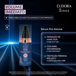SERUM PRÓ-VOLUME EUDORA SIAGE VOLUME IMEDIATO 100ML