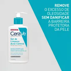CERAVE GEL DE LIMPEZA FACIAL ACNE CONTROL 340G