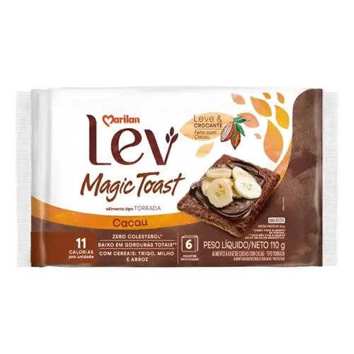 TORRADA MAGIC TOAST MARILAN CACAU 110G