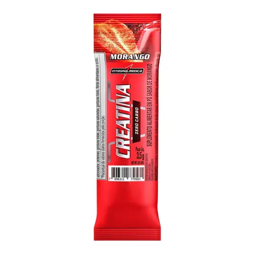 CREATINA INTEGRALMEDICA SACHE SABOR MORANGO 3,5G
