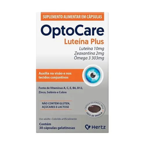 OPTOCARE LUTEINA PLUS COM 30 CAPSULAS