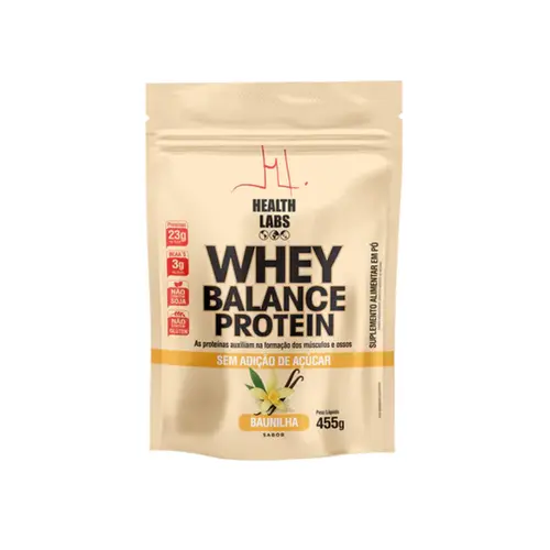 WHEY BALANCE PROTEIN HEALTH LABS BAUNILHA 455G
