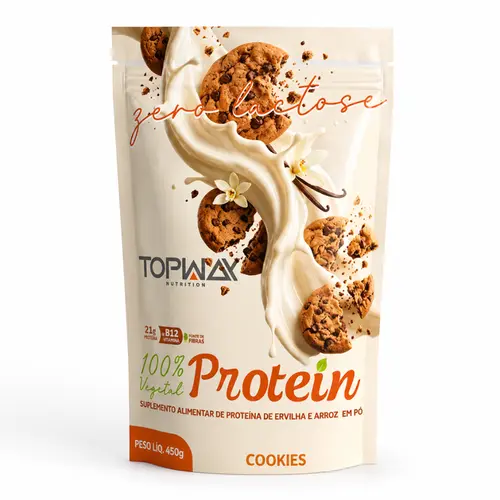 TOPWAY 100% PROTEIN ZERO LACTOSE COOKIES 450G