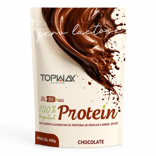 TOPWAY 100% PROTEIN ZERO LACTOSE CHOCOLATE 450G