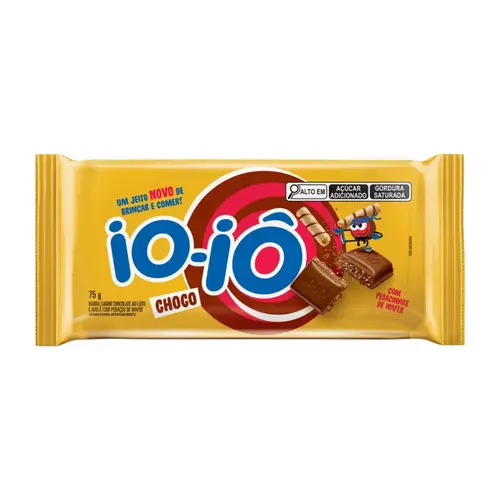 BARRA DE CHOCOLATE HERSHEYS IOIO AO LEITE COM AVELA 75G