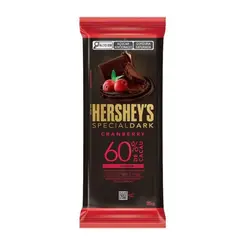 BARRA DE CHOCOLATE HERSHEYS SPECIAL DARK CRANBERRY 60% CACAU 85G