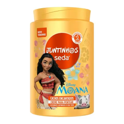 CREME PARA PENTEAR SEDA JUNTINHOS MOANA CACHOS 1KG
