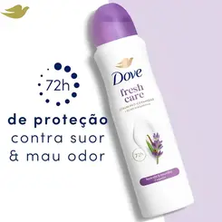 DESODORANTE AEROSOL DOVE FRESH CARE LAVANDA E BAUNILHA 150ML