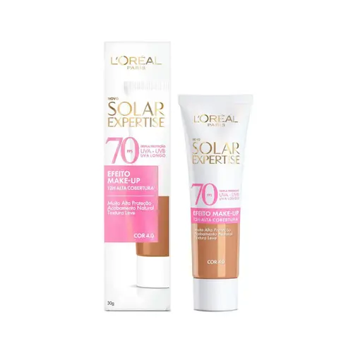 PROTETOR SOLAR EXPERTISE EFEITO MAKE-UP FPS 70 COR 4.0