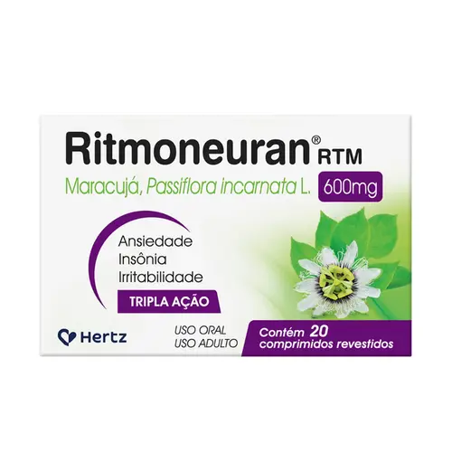 RITMONEURAN RTM 600MG COM 20 COMPRIMIDOS