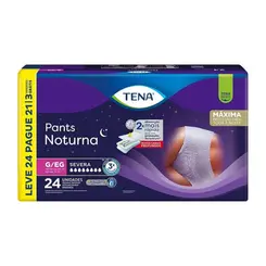 ROUPA INTIMA TENA PANTS NOTURNA G/XG COM 24 UNIDADES