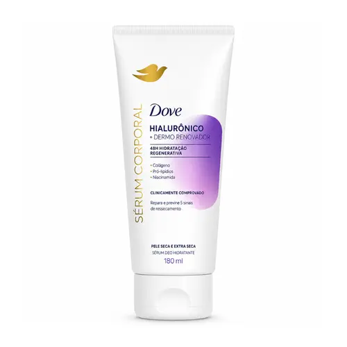 SERUM HIDRATANTE CORPORAL DOVE HIALURONICO 180ML