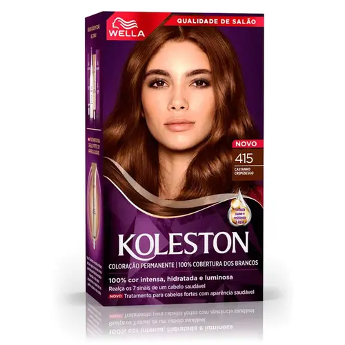 TINTURA KOLESTON CASTANHO CREPUSCULO 415