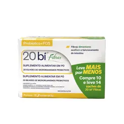 PROBIOTICOS 20 BI FIBRAS COM 10 SACHES