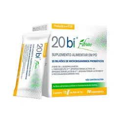 PROBIOTICOS 20 BI FIBRAS COM 10 SACHES
