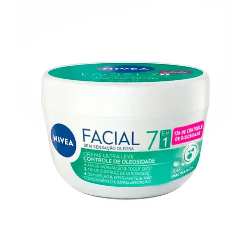 CREME HIDRATANTE FACIAL CONTROLE DA OLEOSIDADE NIVEA - ULTRA LEVE 100G