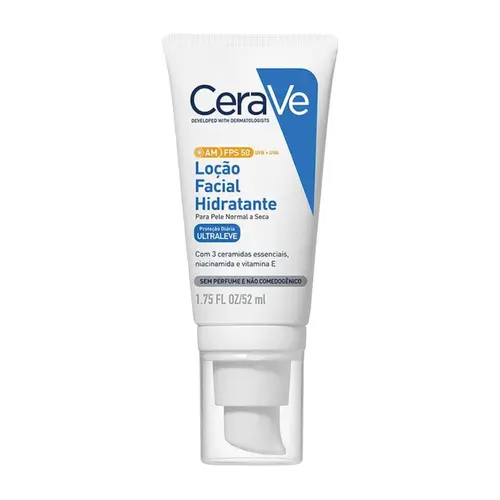 CERAVE LOÇÃO FACIAL HIDRATANTE FPS 50 52ML
