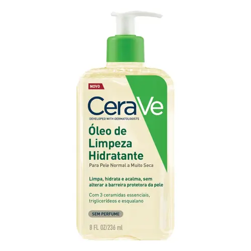 CERAVE ÓLEO DE LIMPEZA HIDRATANTE SEM PERFUME 236ML