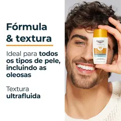 PROTETOR SOLAR FACIAL EUCERIN HYDRO FLUID FPS60 ULTRAFUIDO 50ML