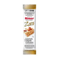 RITTER BARRA DE CEREAL CARAMELO SALGADO COM AMENDOIM ZERO 22G
