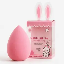 ESPONJA COXINHA PARA MAQUIAGEM COR PRETA MAKE LOLITA