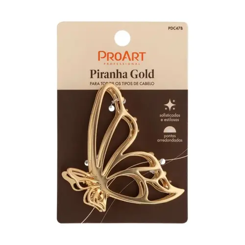 PIRANHA PROART GOLD BORBOLETA PEQUENA