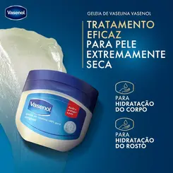 VASENOL GELEIA DE VASELINA ORIGINAL - HIDRATANTE PARA PELE 100G