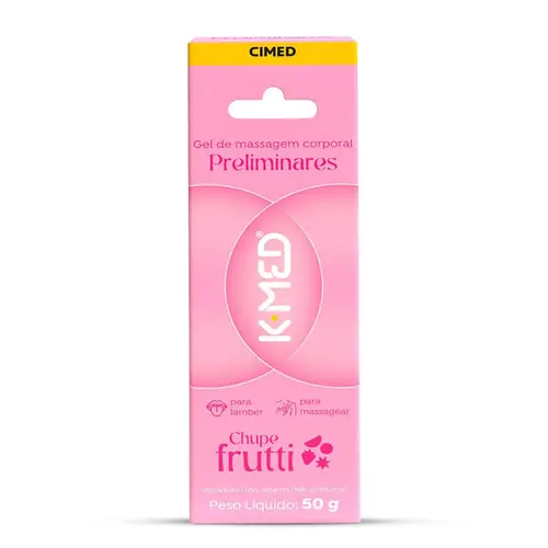GEL DE MASSAGEM K MED PRELIMINARES CHUPE FRUTTI 50G